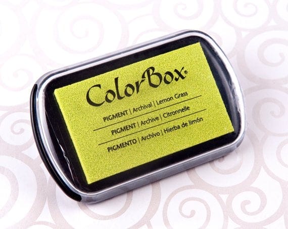 ColorBox Pigment Ink Pad - Lemon Grass ColorBox Pigment Ink Pad - Lemon Grass