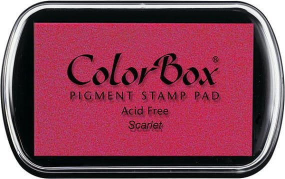 ColorBox Pigment Ink Pad - Scarlet ColorBox Pigment Ink Pad - Scarlet