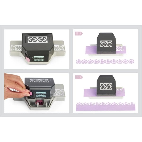 EK Success 2 in 1 Large Edger Punch - Groovy Flower EkSuccess2in1GroovyFlower1 EkSuccess2in1GroovyFlower1