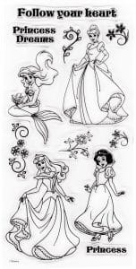 Ek Success Disney Princess Clear Stamp