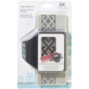 EK Success Large Edger Punch - Scroll and Flower Chain