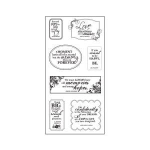 Fiskar Stamps - All Around Quotes