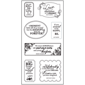 Fiskar Stamps - All Around Quotes