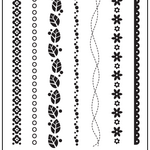 Fiskar Stamps - Border A Plenty