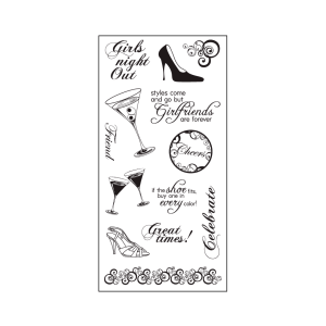 Fiskar Stamps - Girl Night