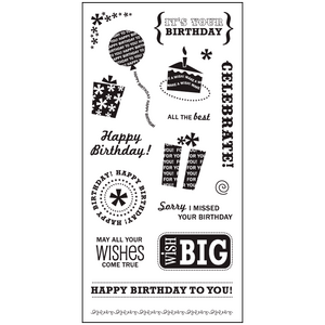 Fiskar Stamps - Happy Birthday