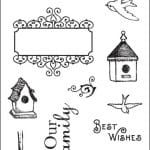 Fiskar Stamps - Home Sweet Home