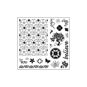 Fiskars Cling Stamps - Kaleidescope