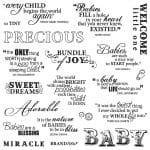 Fiskars Clear Stamps - Precious Baby Quotes