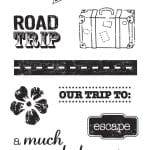 Fiskar Stamps - Road Trip
