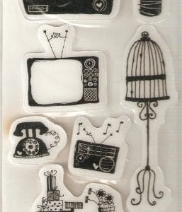 Heidi Grace Rubber Cling Stamp - Objects