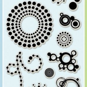 Inkadinkado Clear Stamp - Circle and Dots