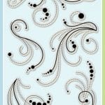 Inkadinkado Clear Stamps - Dot Flourishes