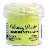 Tim Holtz Distress Embossing Powder - Lemon Yellow