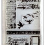 Tim Holtz Visual Artistry Clear Stamps - Lost and Found