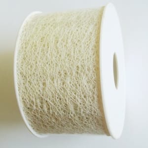 Mesh Ribbon Large - Cream