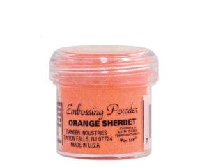 Tim Holtz Distress Embossing Powder - Orange Sherbet