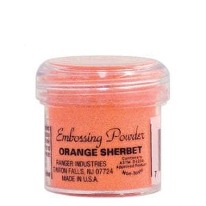 Tim Holtz Distress Embossing Powder - Orange Sherbet
