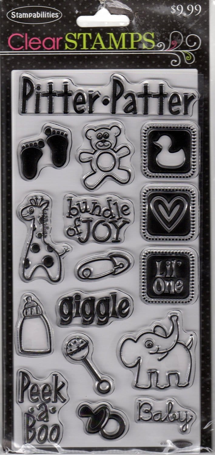 Stampablities Clear Stamp - Nursery Icons StampablitiesNurseryIcons Stampablities Clear Stamp - Nursery Icons