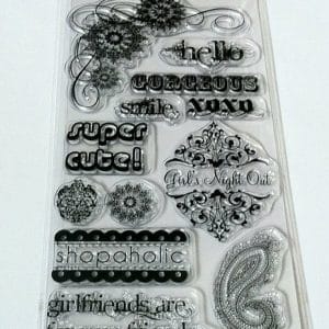 Girlfriends Clear Stamp