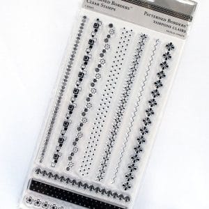 Patterned Borders Clear Stamp