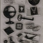 Travel Journey Clear Stamp