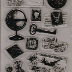 Travel Journey Clear Stamp