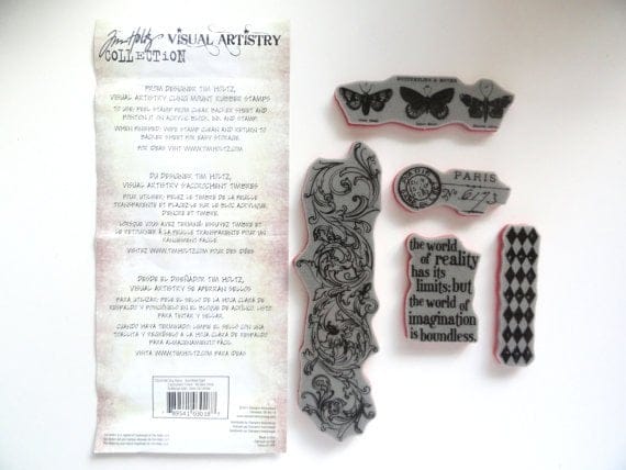 Tim Holtz Visual Artistry Cling Stamps - Boundless Flights TimHoltzBoundlessFlight Tim Holtz Visual Artistry Cling Stamps - Boundless Flights