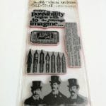 Tim Holtz Visual Artistry Cling Stamps - Curious Possibility