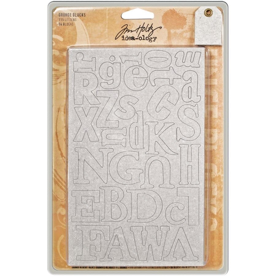 Tim Holtz Grunge Blocks TimHoltzGrungeAlphabets Tim Holtz Grunge Blocks