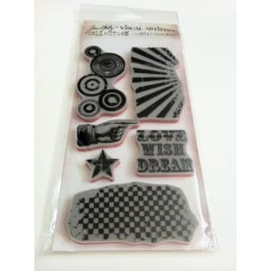 Tim Holtz Visual Artistry Cling Stamps - Grunge Cirque