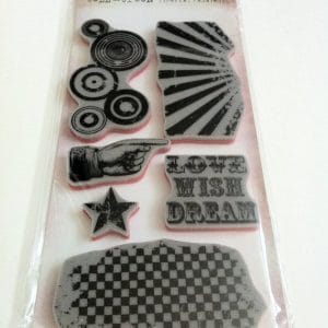 Tim Holtz Visual Artistry Cling Stamps - Grunge Cirque