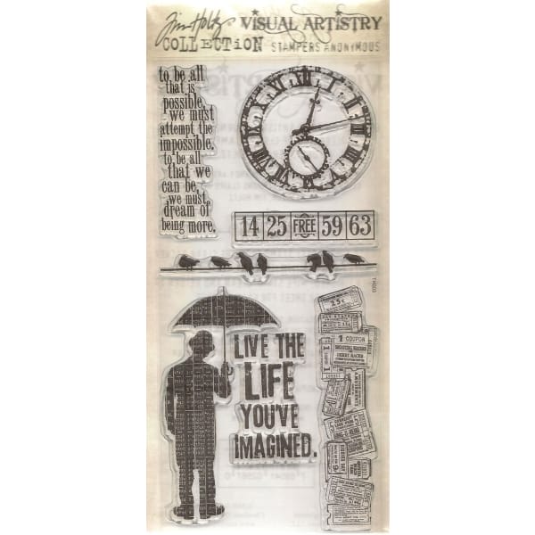Tim Holtz Visual Artistry Clear Stamps - Lifes Possiblities