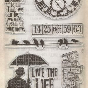 Tim Holtz Visual Artistry Clear Stamps - Lifes Possiblities