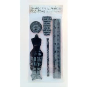 Tim Holtz Visual Artistry Cling Stamps - Seamless Experience
