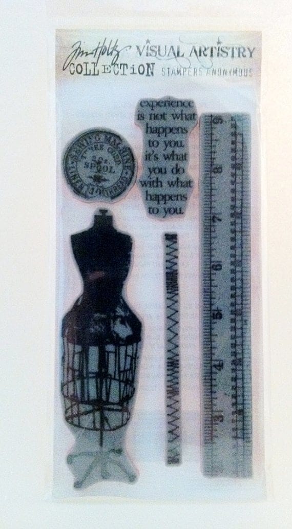 Tim Holtz Visual Artistry Cling Stamps - Seamless Experience Tim Holtz Visual Artistry Cling Stamps - Seamless Experience