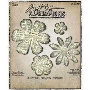 Tim Holtz Alterations Sizzix BIGZ Dies - Tattered Florals