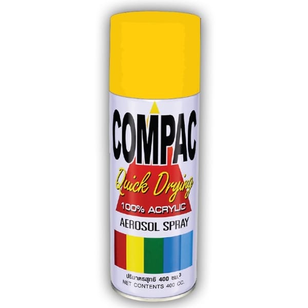 Compac Acrylic Lacquer Spray - Yellow