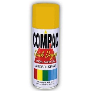 Compac Acrylic Lacquer Spray - Honda Yellow