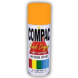 Compac Acrylic Lacquer Spray - Medium Yellow