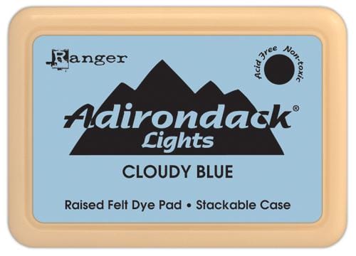 Adirondack Dye Ink Pad Lights - Cloudy Blue AdirondackCloudyBlue Adirondack Dye Ink Pad Lights - Cloudy Blue