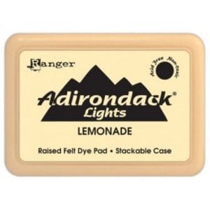 Adirondack Dye Ink Pad Lights - Lemonade