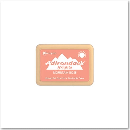 Adirondack Dye Ink Pad Brights - Mountain Rose AdirondackMountainRose Adirondack Dye Ink Pad Brights - Mountain Rose