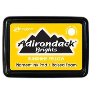 Adirondack Pigment Ink Pad Brights - Sunshine Yellow