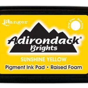 Adirondack Pigment Ink Pad Brights - Sunshine Yellow