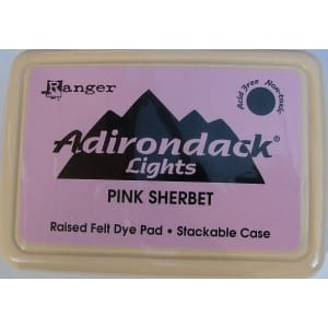 Adirondack Dye Ink Pad Lights - Pink Sherbet