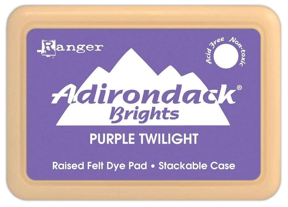 Adirondack Dye Ink Pad Brights - Purple Twilight AdirondackPurpleTwilight Adirondack Dye Ink Pad Brights - Purple Twilight