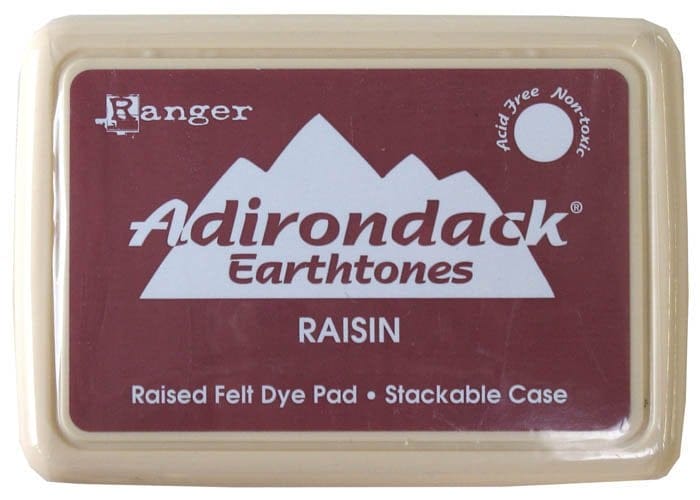 Adirondack Dye Ink Pad Earthtones - Raisin AdirondackRaisin Adirondack Dye Ink Pad Earthtones - Raisin