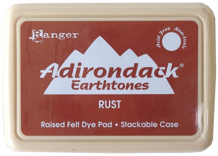 Adirondack Dye Ink Pad Earthtones - Rust AdirondackRust Adirondack Dye Ink Pad Earthtones - Rust