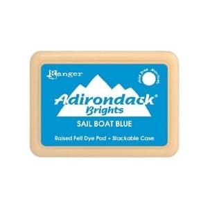 Adirondack Dye Ink Pad Brights - Sail Boat Blue